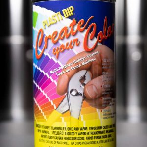 22oz can of Plasti Dip Create Your Color against silver background